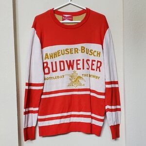 Budweiser Ugly Christmas Sweater.   Size L